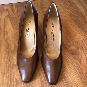 Vintage Brown St. John Heels